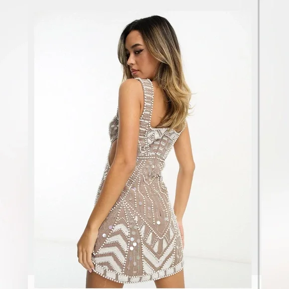 ASOS Embellished Mini Dress